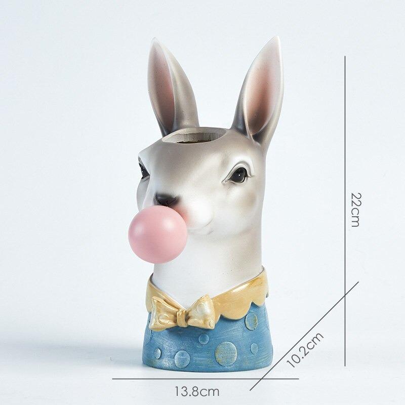 Vase animal chewing-gum