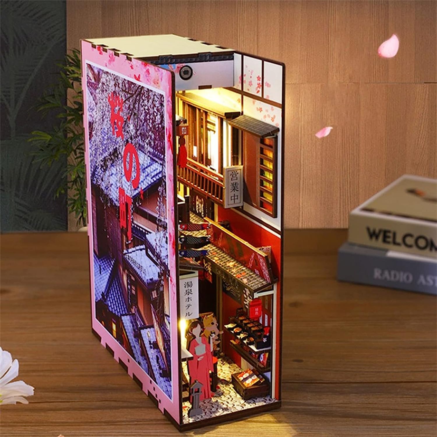 🌸Sakura Alley 3D DIY Book Nook Kit