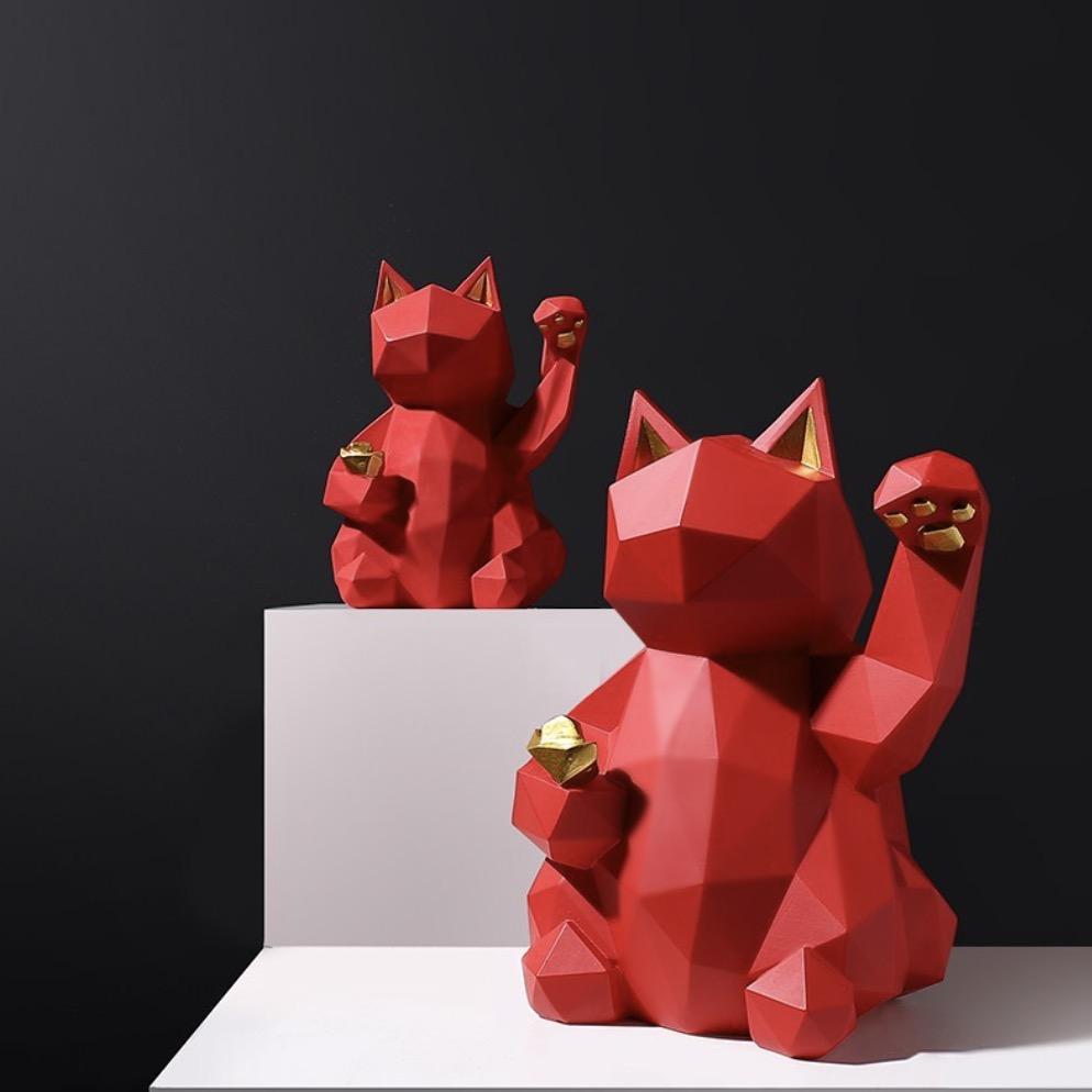 Geometric Lucky Cat