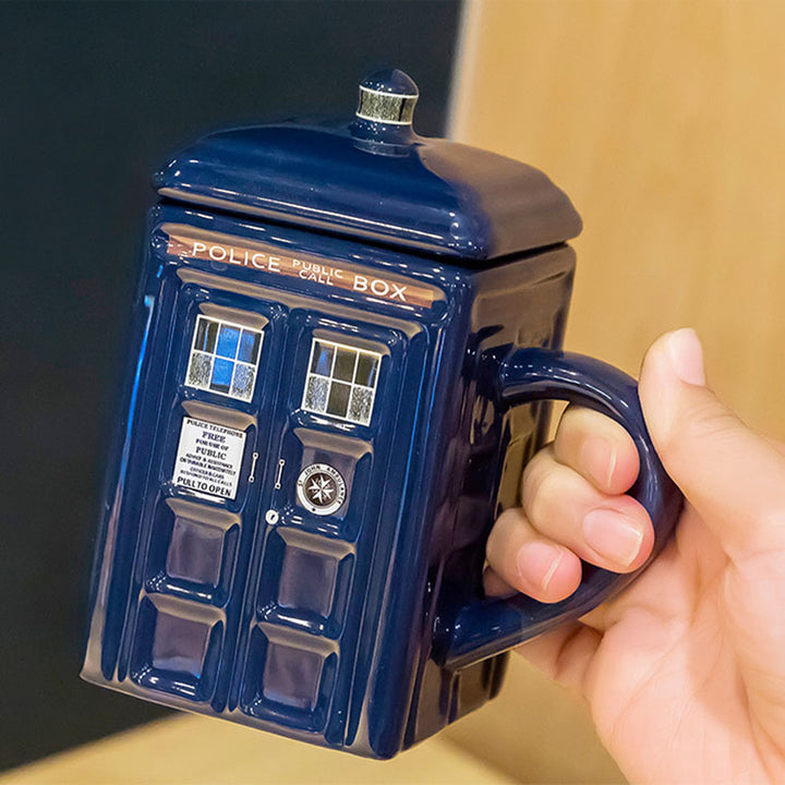 The Police Booth Shaped Coffee Mug