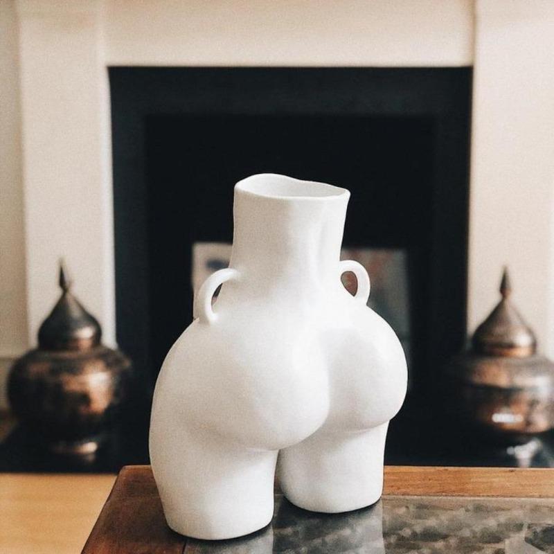 Maiden's Torso Dekorative Vase