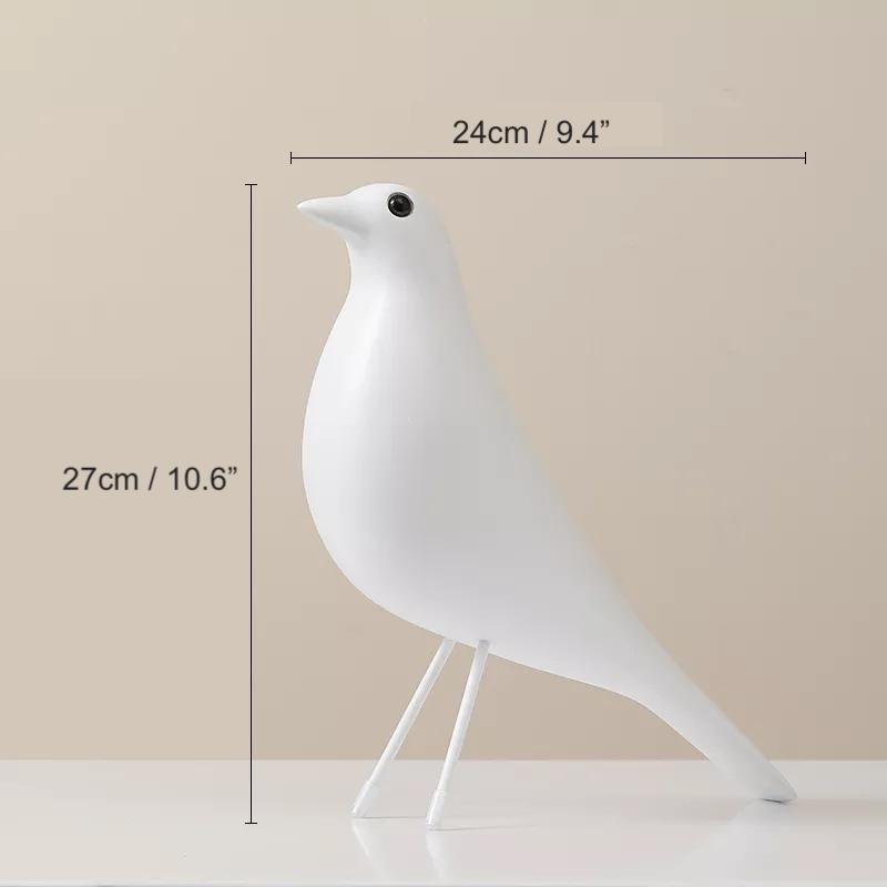 Minimalistische Taubenfigur