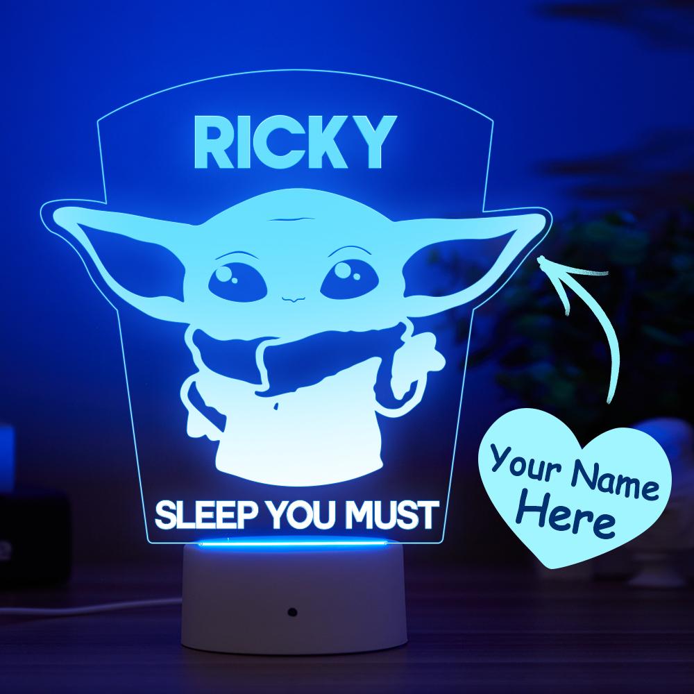 Personalized Night Light Kid's Bedroom Decor