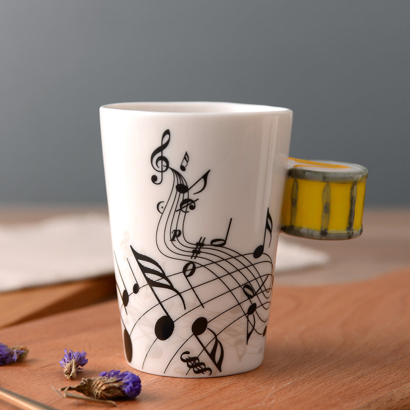 Musical Instruments Mug with drum Handle