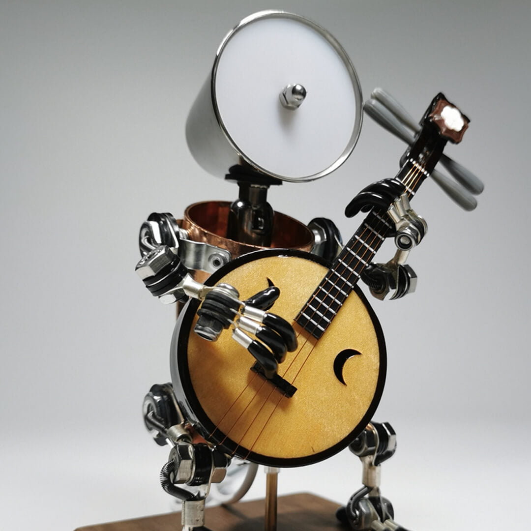 Steampunk Zhongruan Roboterlampe