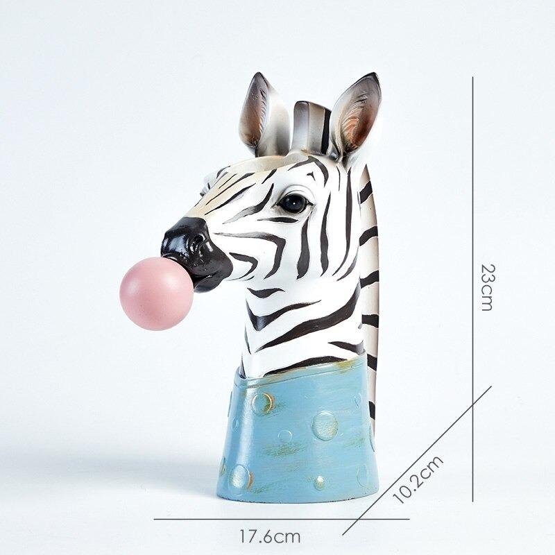 Vase animal chewing-gum