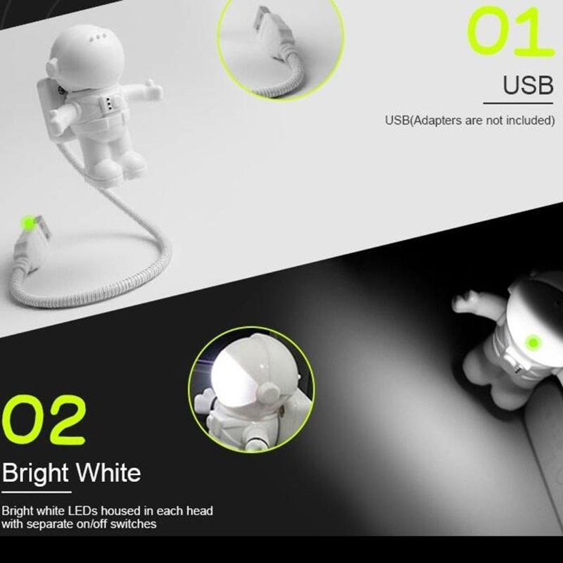 Astronauta USB Luz Nocturna