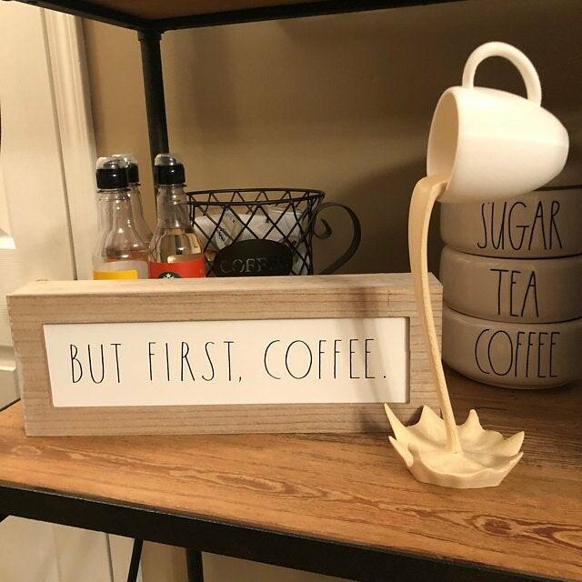 Kaffeetasse Becher Skulptur Dekor
