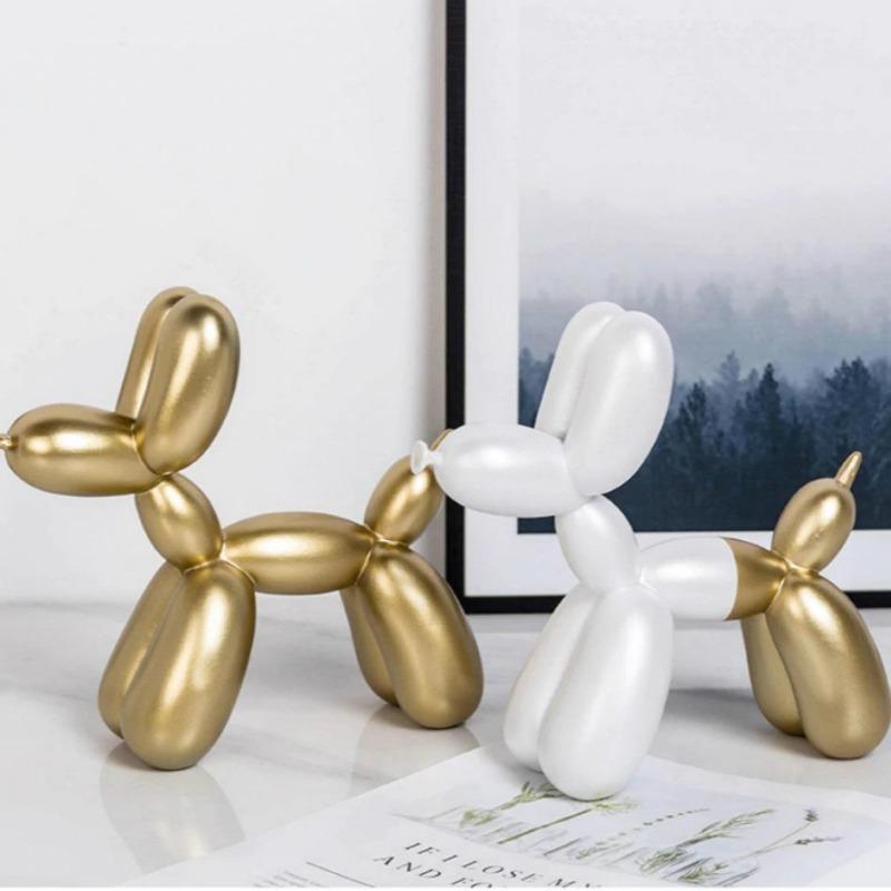 Escultura de perro globo