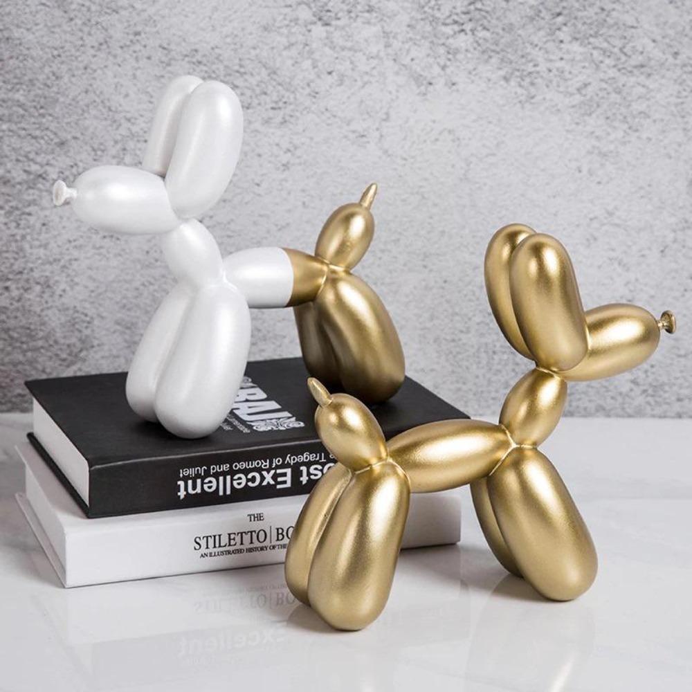 Escultura de perro globo