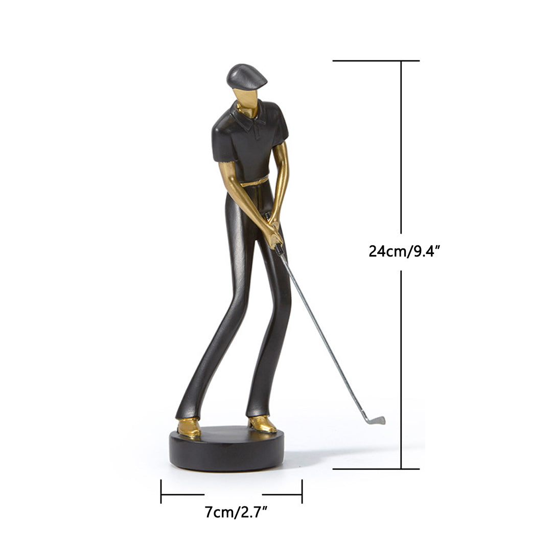 Figurine moderne del giocatore di golf