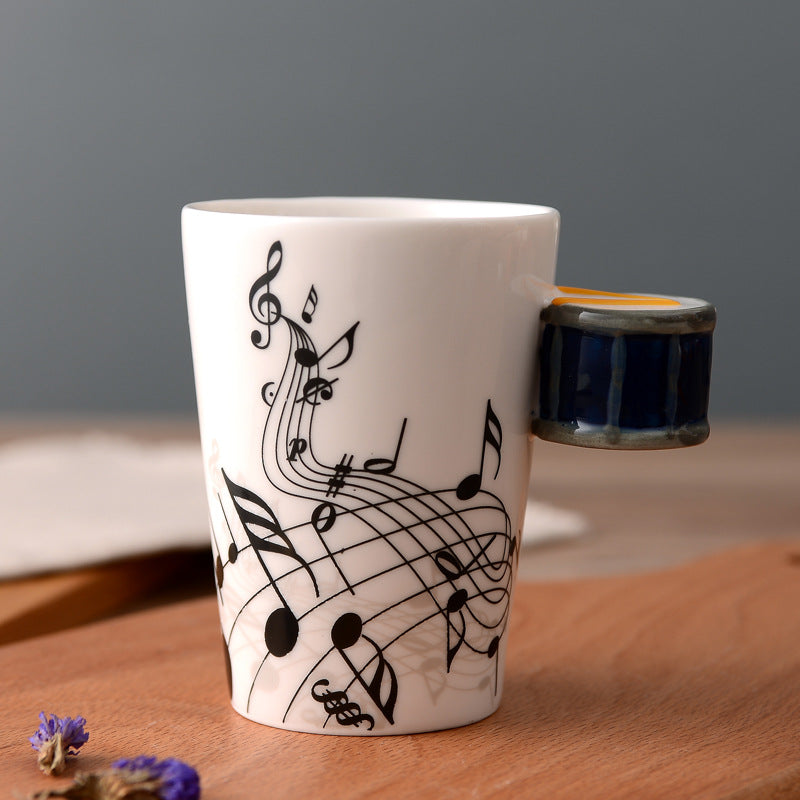 Musical Instruments Mug with drum Handle