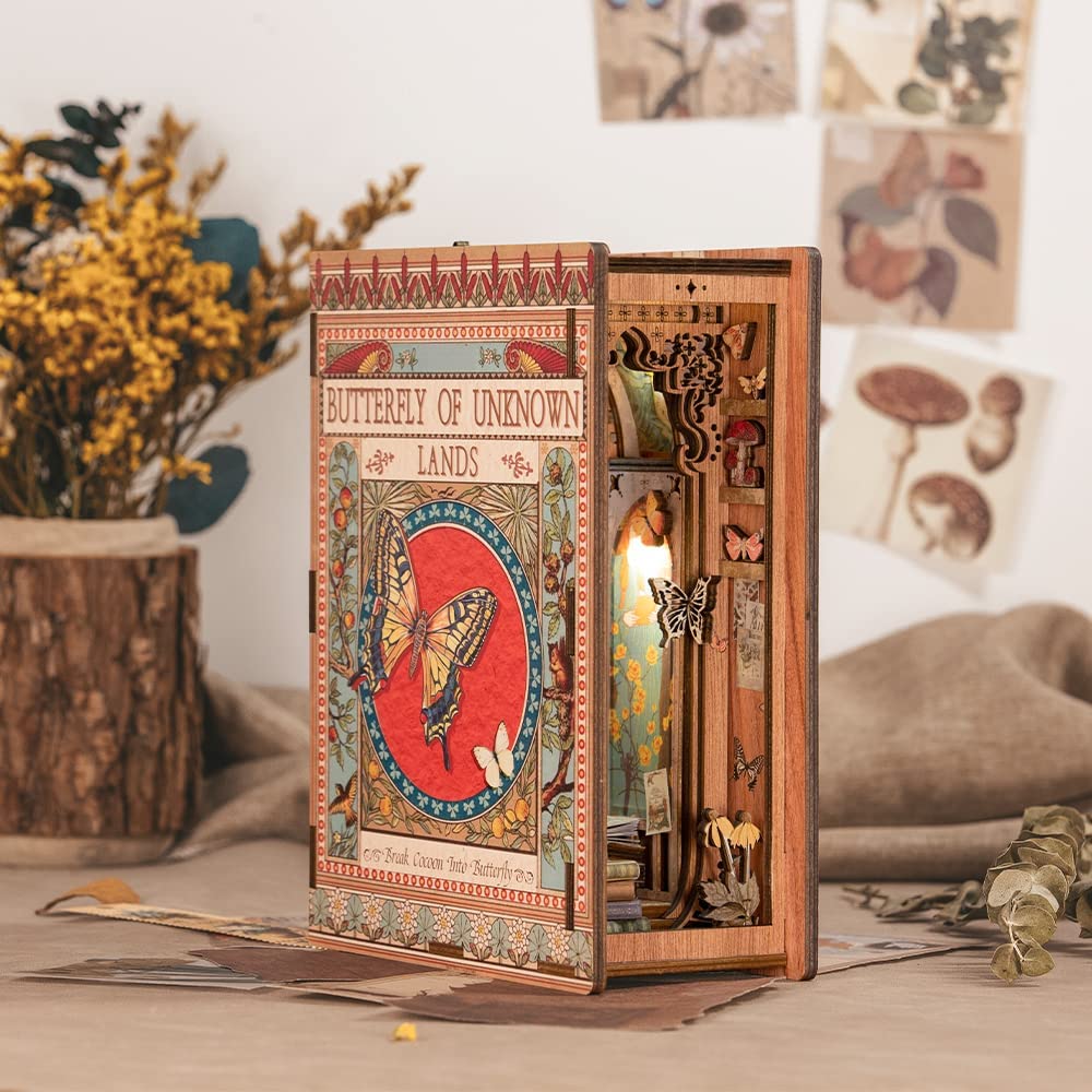 Butterfly Of Unknown Lands Book Nook