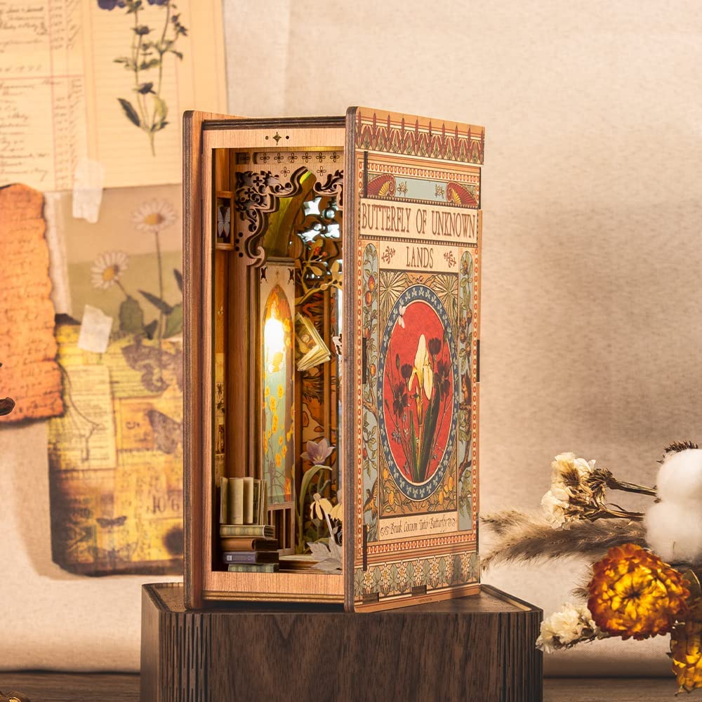 Butterfly Of Unknown Lands Book Nook