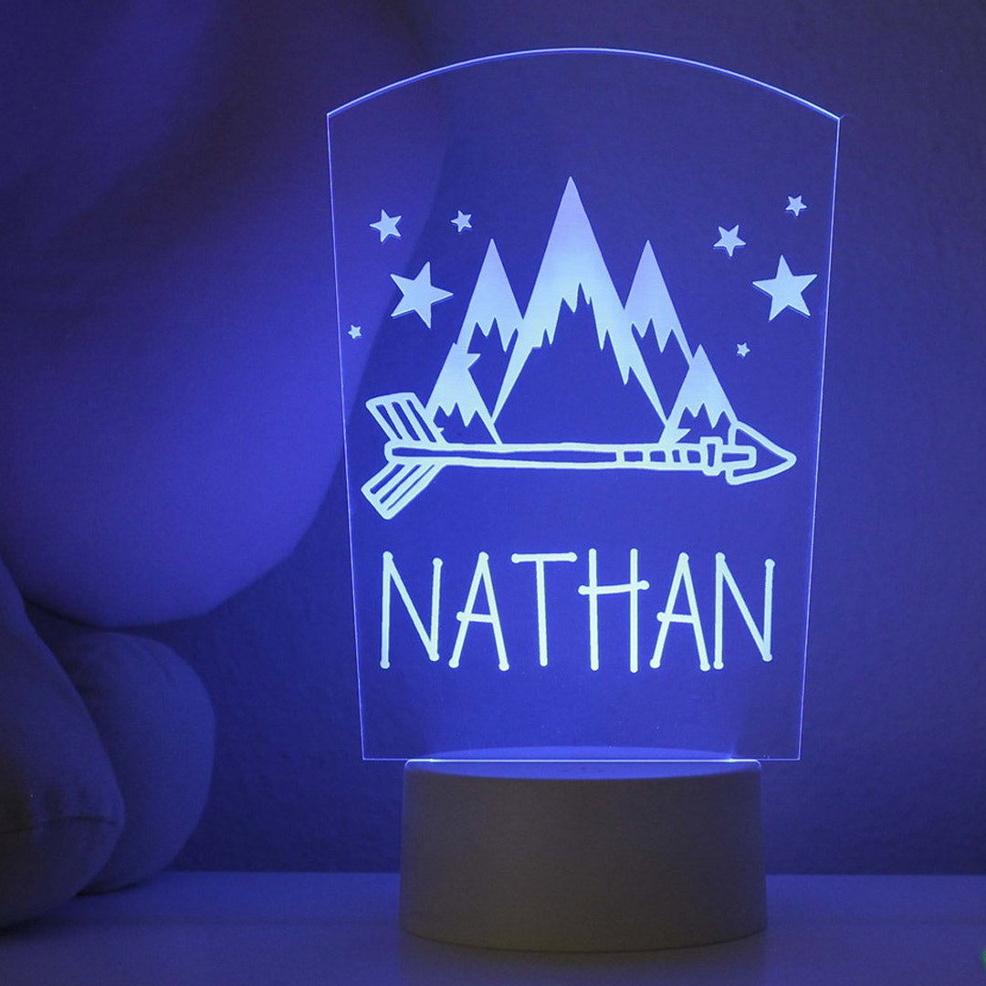 Personalized Night Light Kid's Bedroom Decor