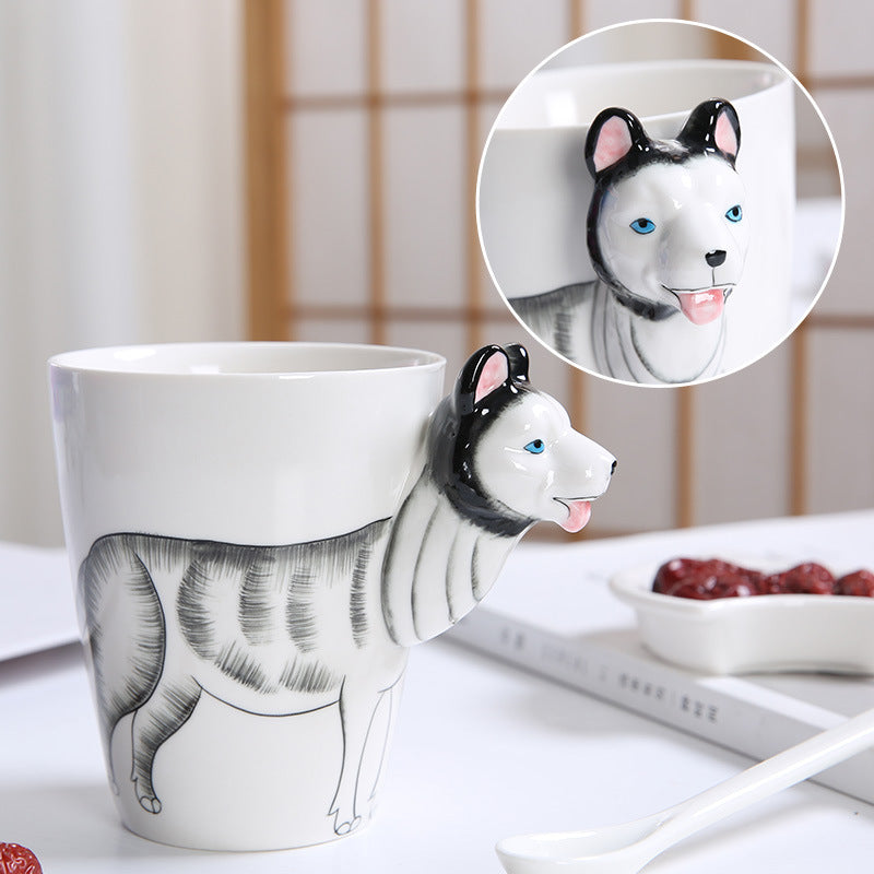 3D Hand-Made Animals Coffee Mug