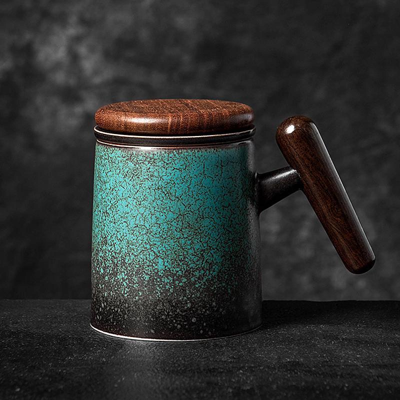 Taza de café y té esmeralda