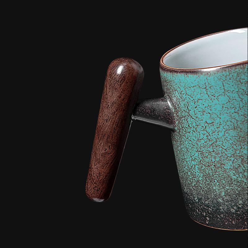 Taza de café y té esmeralda