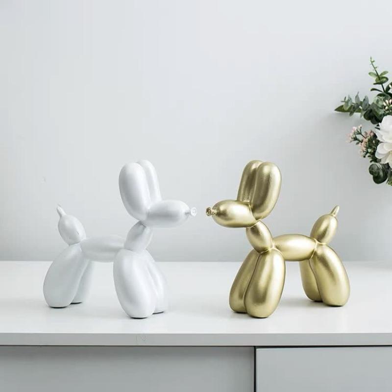Escultura de perro globo