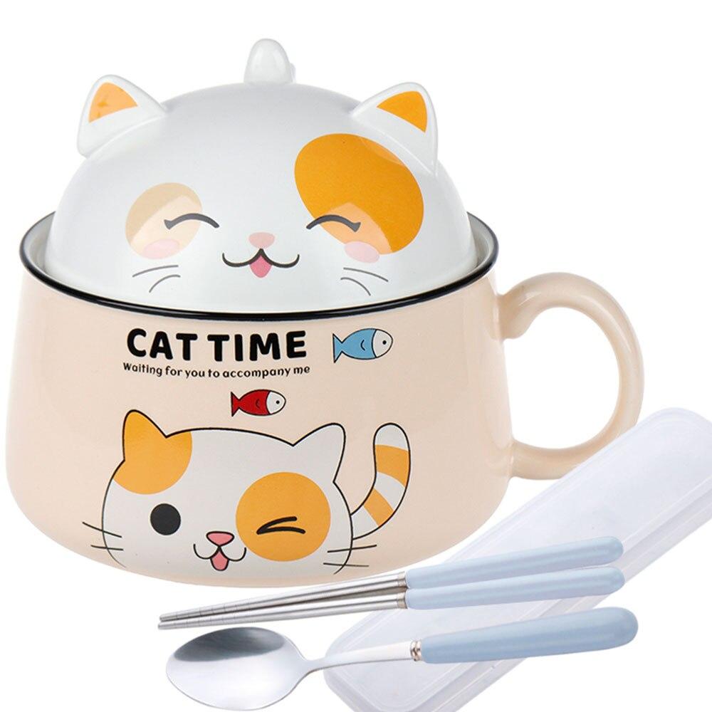 Contenedor de comida estilo gato