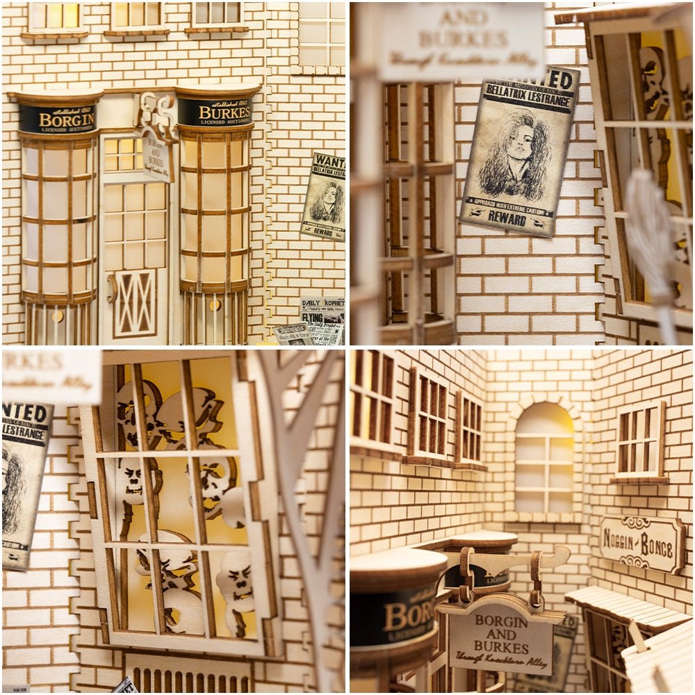 Diagon Alley DIY Book Nook