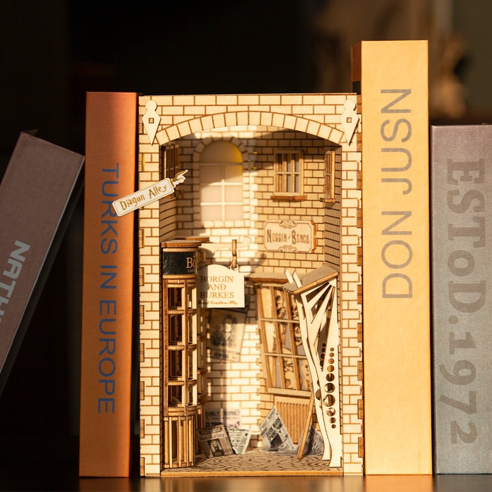 Diagon Alley DIY Book Nook