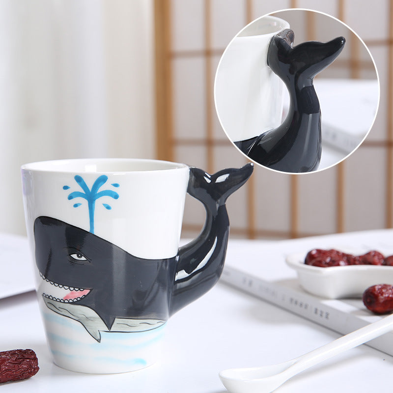 3D Dinosaur Ocean Creatures Coffee Mug