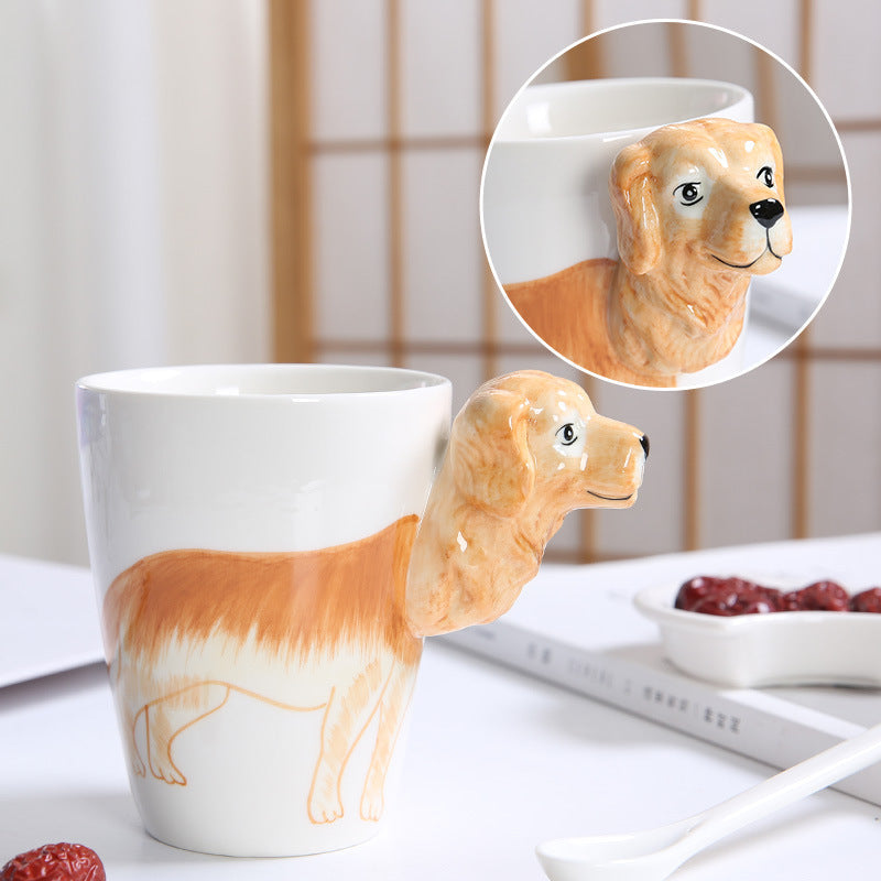 3D Hand-Made Animals Coffee Mug