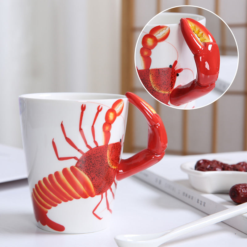 3D Dinosaur Ocean Creatures Coffee Mug