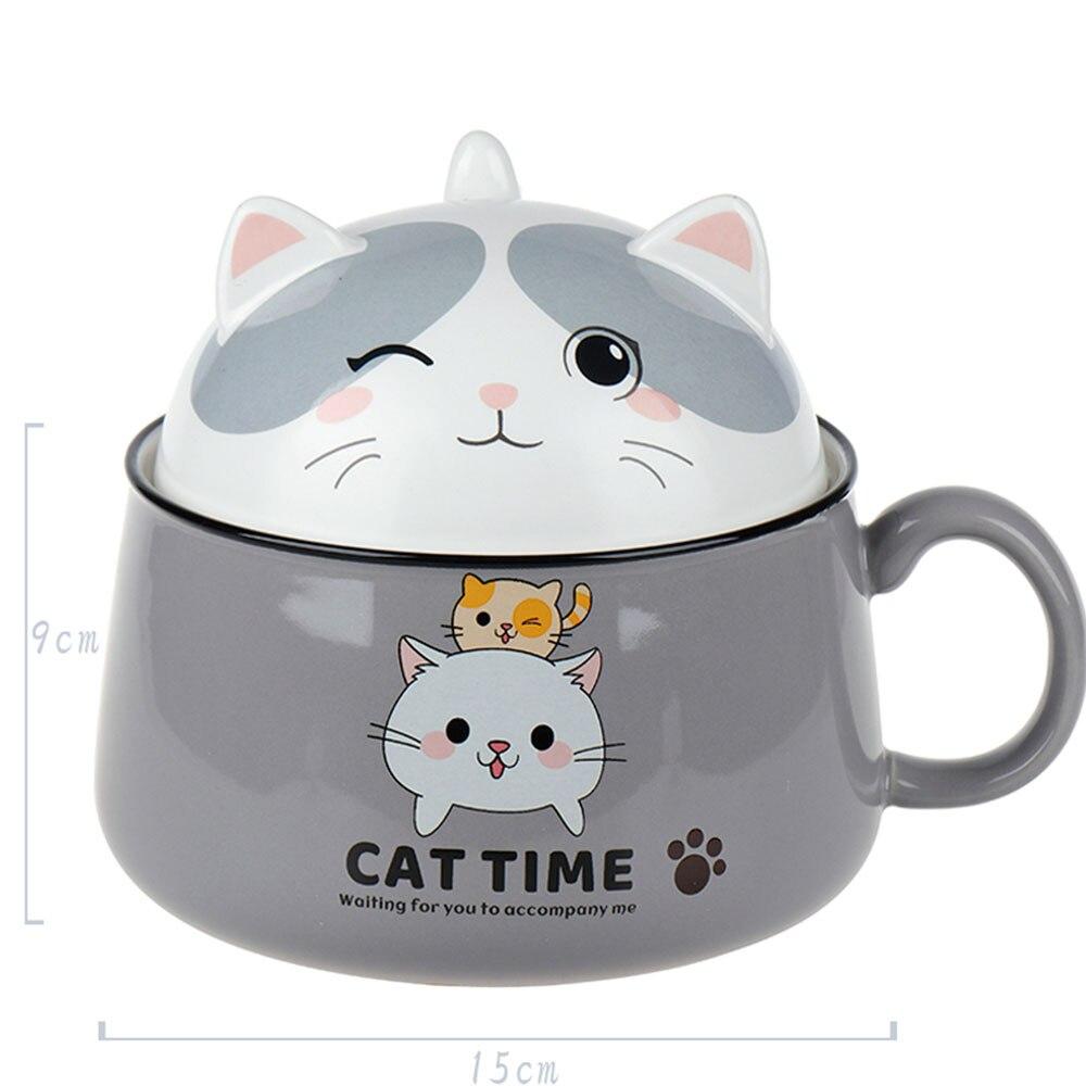 Contenedor de comida estilo gato