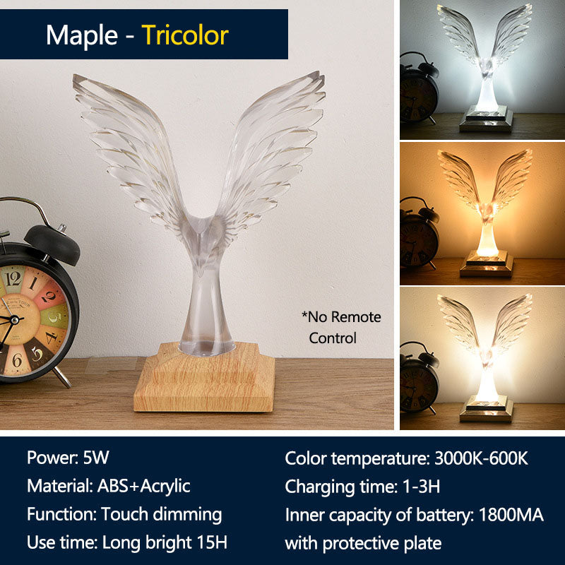 Lámpara de mesa decorativa águila