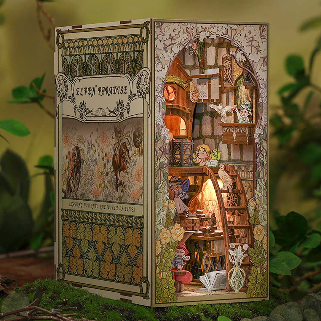 Elven Paradise DIY Book Nook