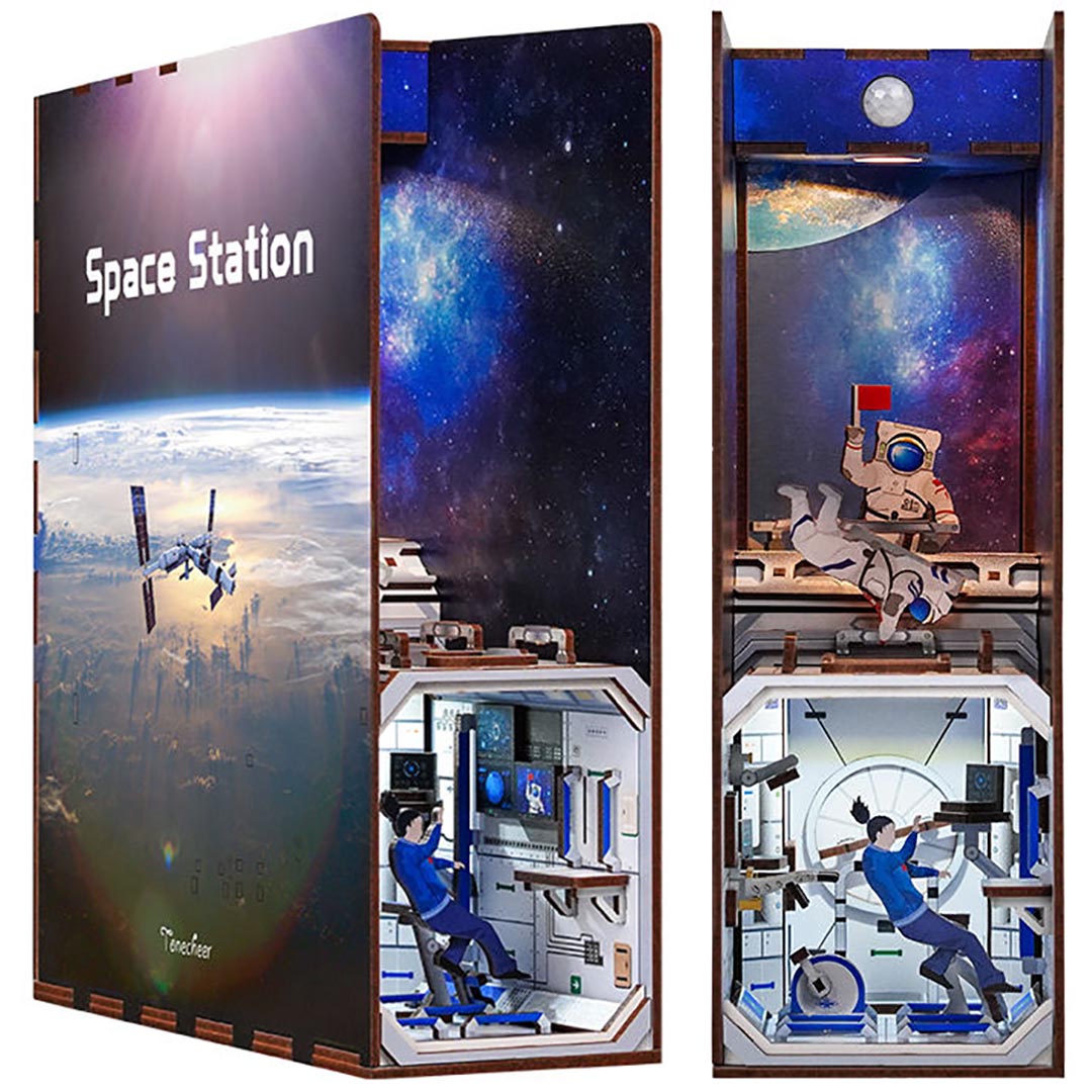 Space Station DIY Book Nook Kit