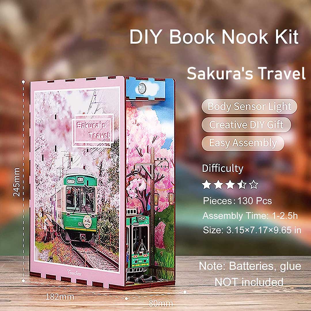 Sakura's Travel DIY Book Nook Kit