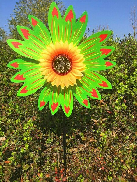 Molino de viento de girasol