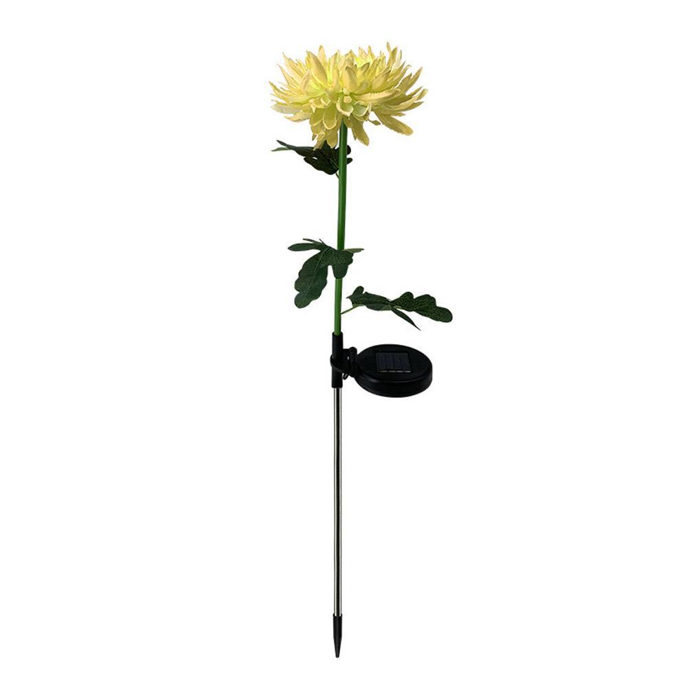 2er-Pack Solar-Chrysanthemen-Gartenlicht