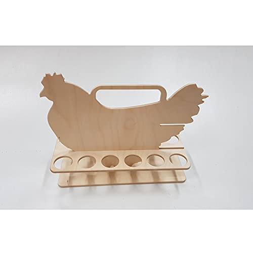 Kreatives Eierregal aus Holz