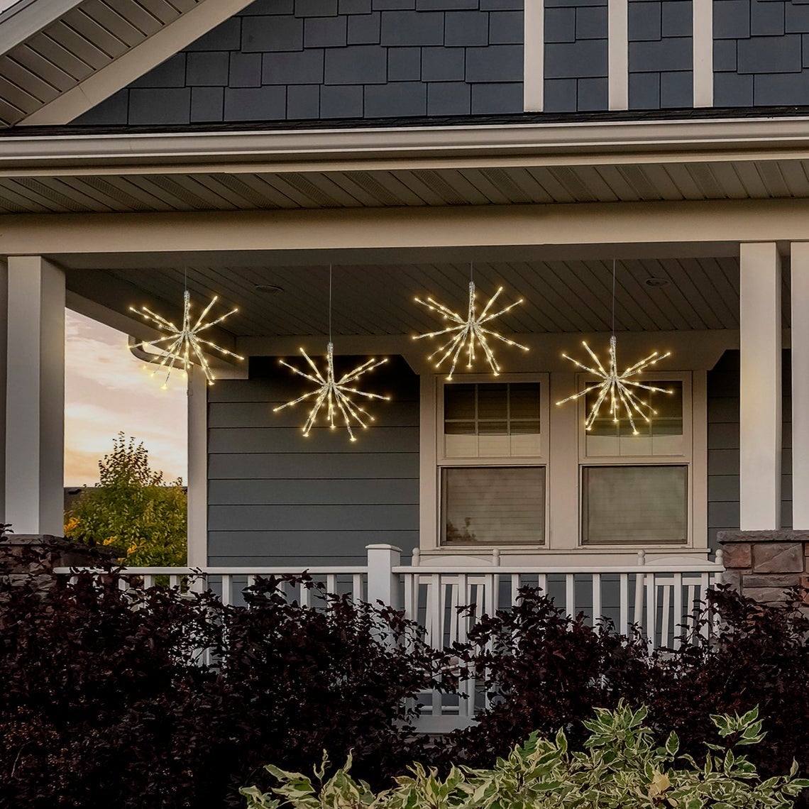 Luce solare per fuochi d'artificio a LED per esterni