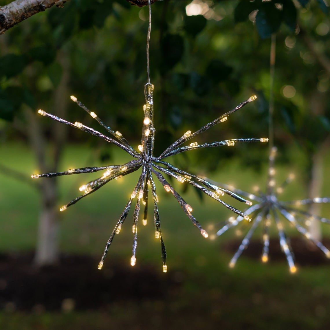 Luce solare per fuochi d'artificio a LED per esterni