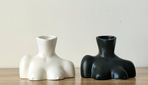 Vase de statue d'art corporel