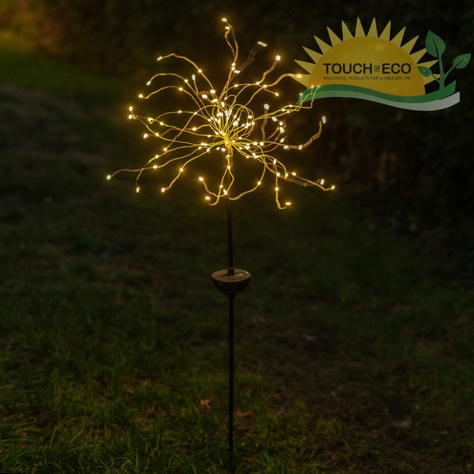 Guirlande Lumineuse Extérieure Solaire Feu d'Artifice LED