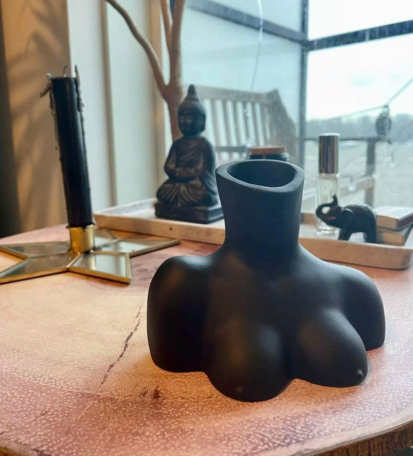 Vase de statue d'art corporel