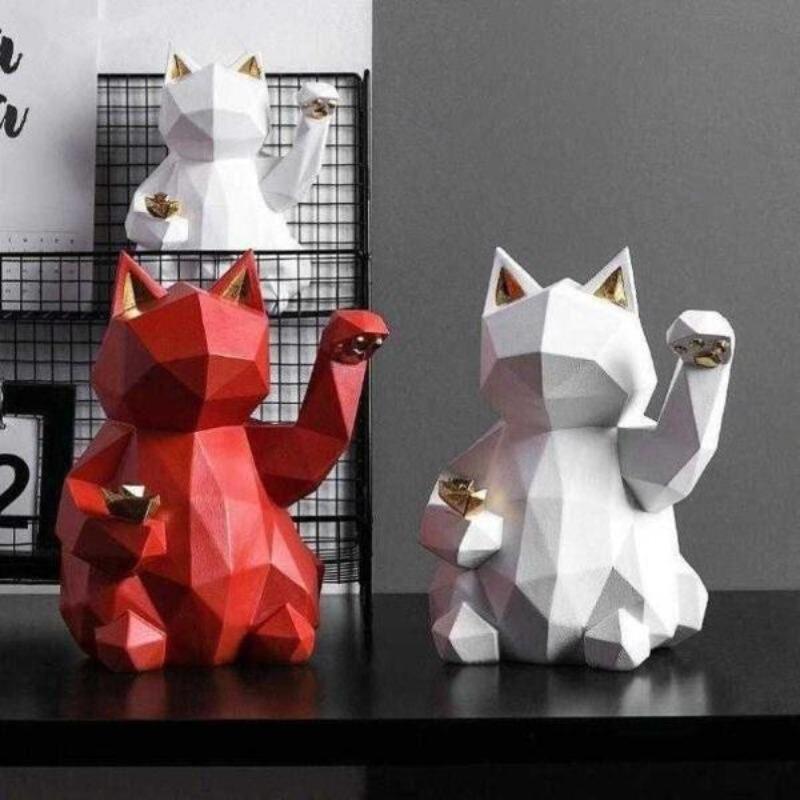 Geometric Lucky Cat