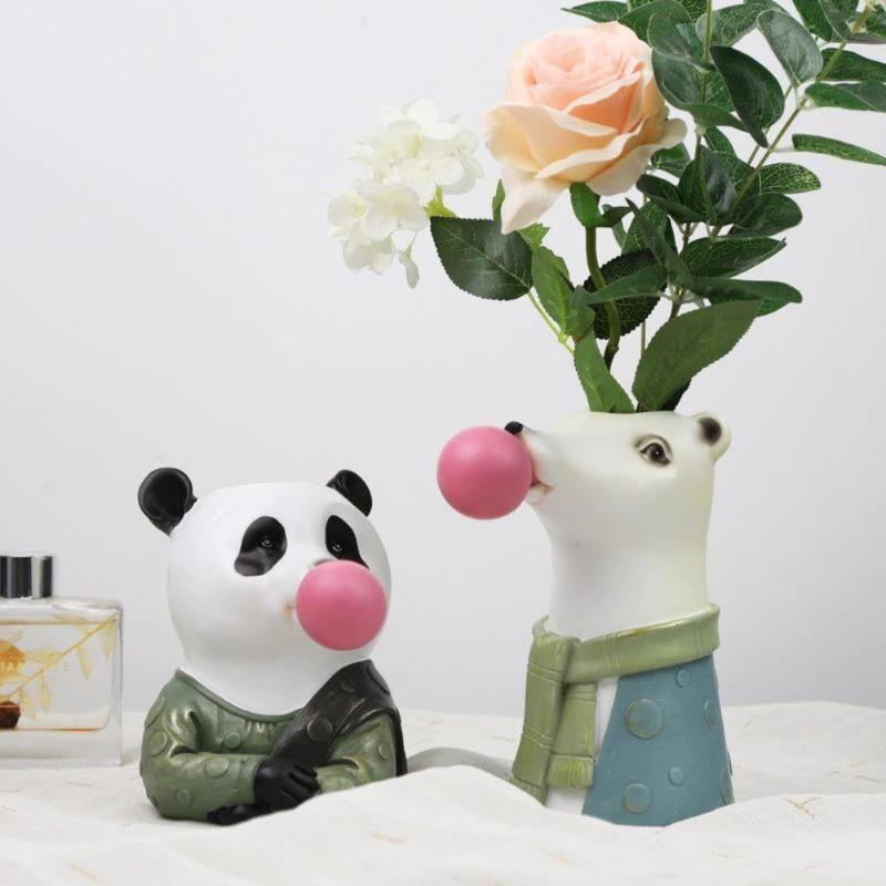 Vase animal chewing-gum