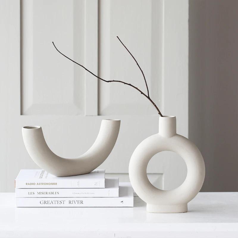 Vase en céramique minimaliste