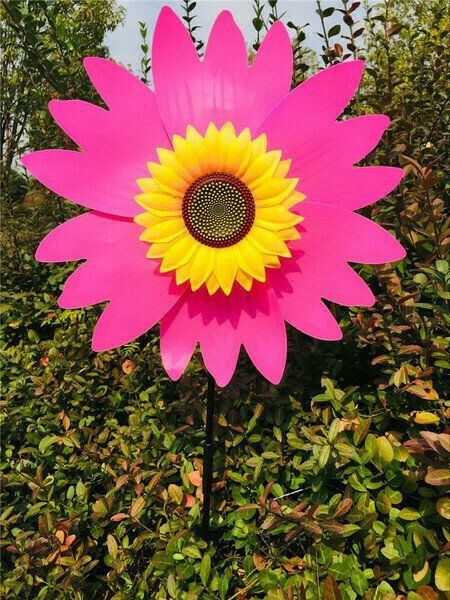 Molino de viento de girasol