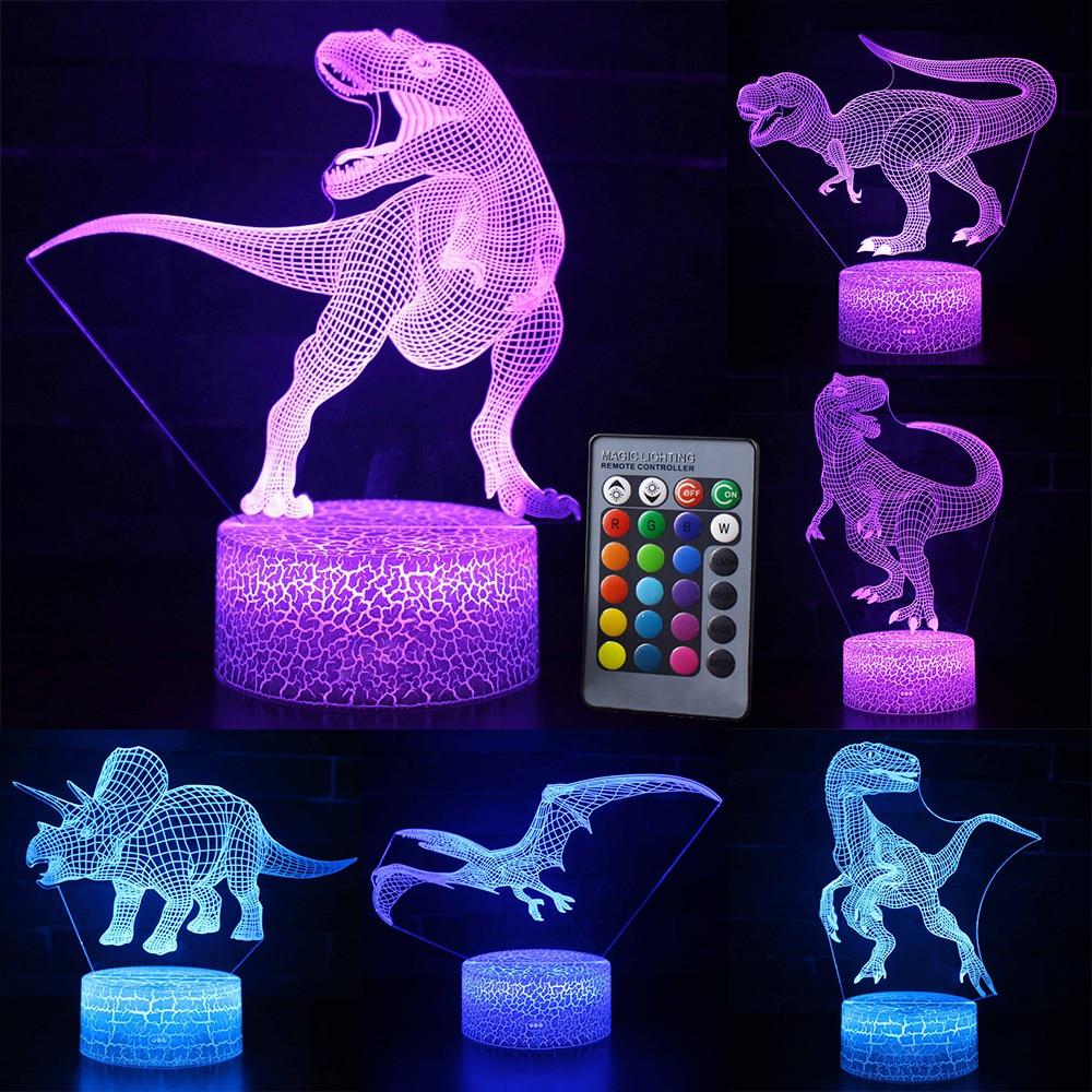 Dinosaur Series 3D Illusion Lamp