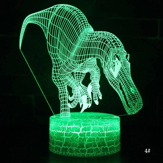 Dinosaur Series 3D Illusion Lamp