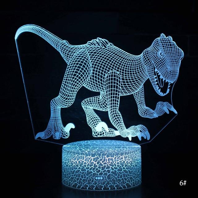 Dinosaur Series 3D Illusion Lamp