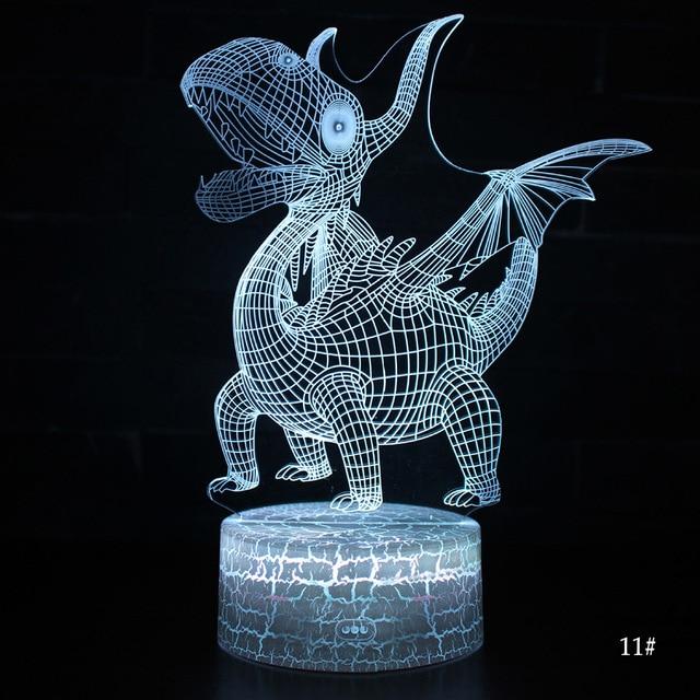 Dinosaur Series 3D Illusion Lamp